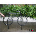 Black powder coated bicycle holder